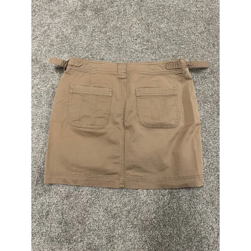 Athleta Women's Tan Utility Mini Skirt